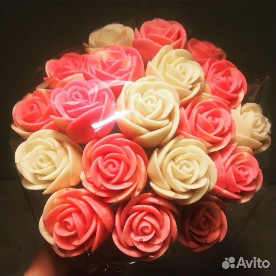 Съедобные букеты, розы из шоколада, цветы, букет