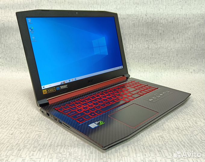 Игровой ноутбук Acer nitro 5 i7 8750H, 1050Ti