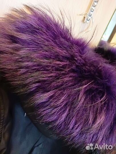 Парка женская с натуральным мехом