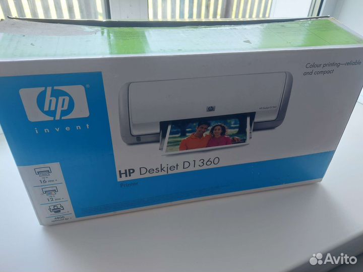 Цветной струйный принтер HP Deskjet D1360