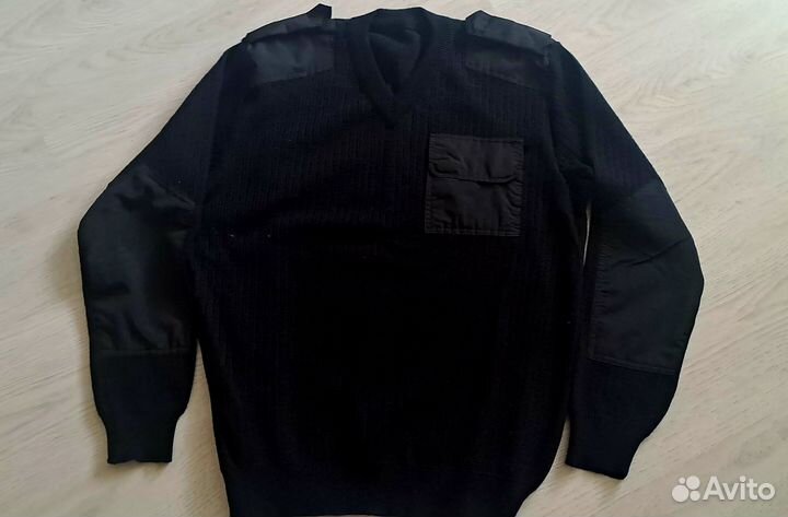 Свитер военный черный