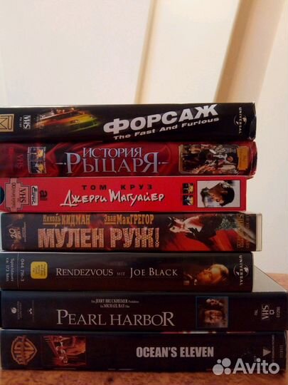 Видеокассеты VHS импортные и лицензия