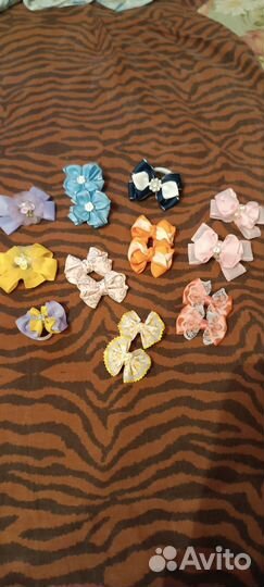 Набор бантиков-малышек на первые хвостики