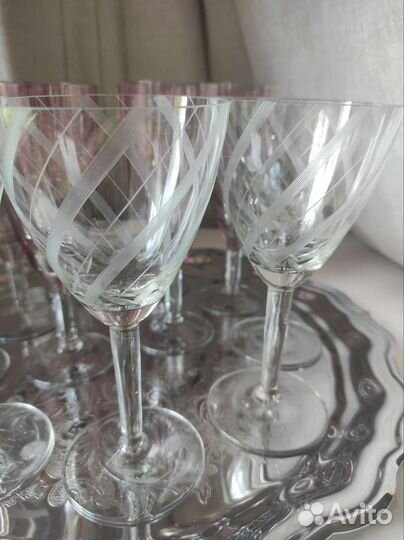 Фужеры. Стопки. Лафитники. Рюмки. СССР