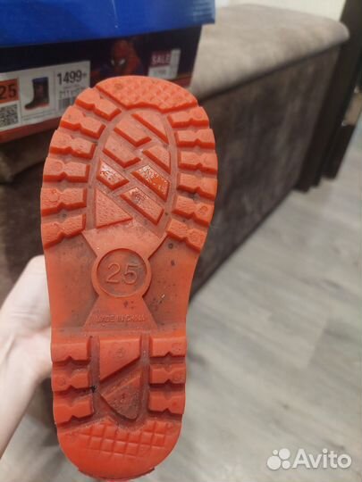Детские резиновые сапоги 25 размер