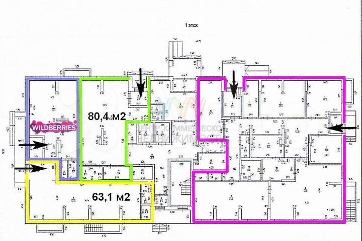Торговое помещение в новом ЖК 