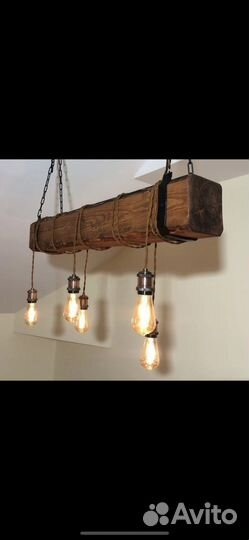 Люстра в стиле лофт