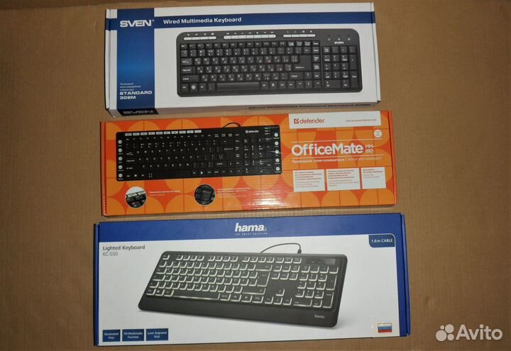 Мышки и Клавиатуры проводные (Новые)