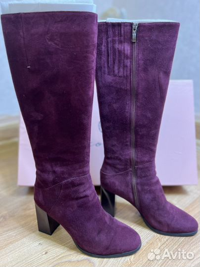 Сапоги замшевые зимние женские 39 размер