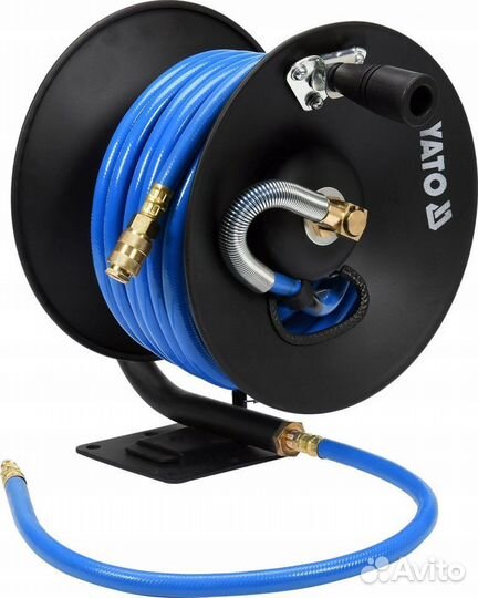 Шланг воздушный yato 15м/10мм на катушке