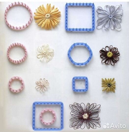 Набор для плетения цветов в технике Тенерифе