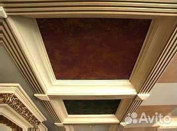 Деревянный потолок из массива дерева