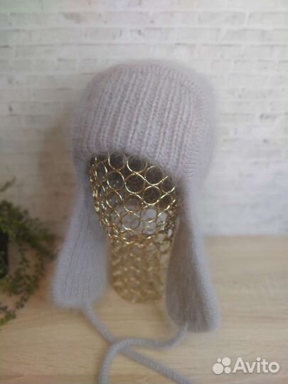 Шапка ушанка женская