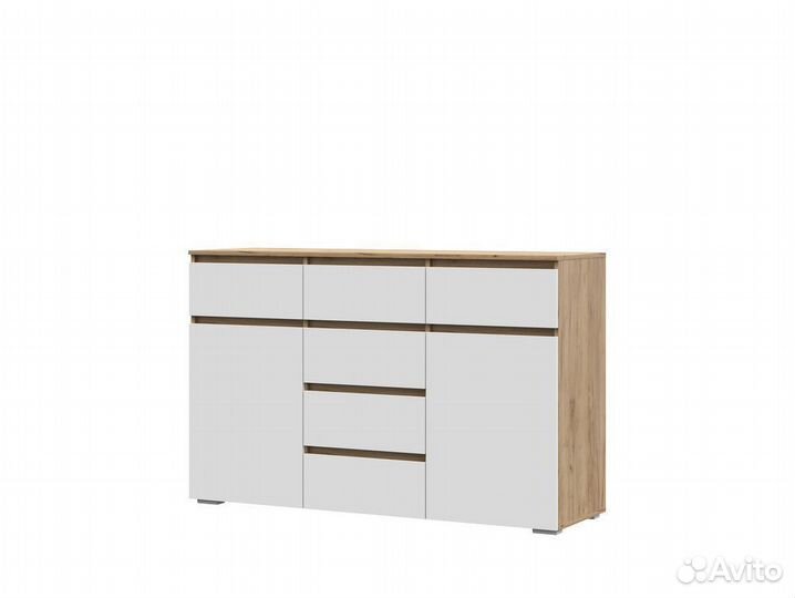 Комод 6 ящиков 2 створки Хелен Км05