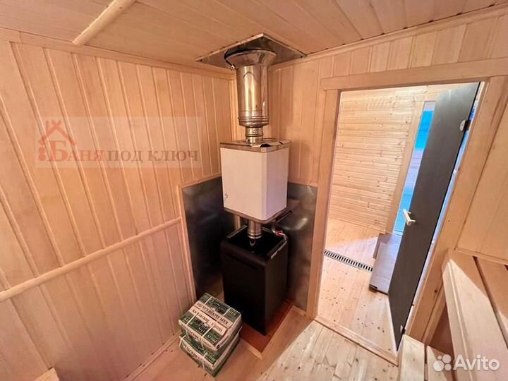 Готовая баня Скандинавия под ключ от производителя