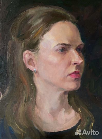 Портрет маслом на холсте