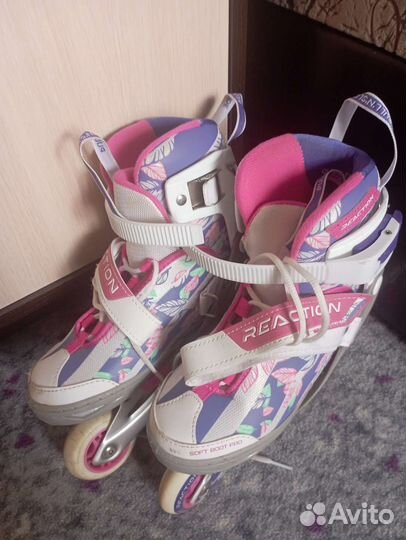 Роликовые коньки раздвижные 31-36 размер