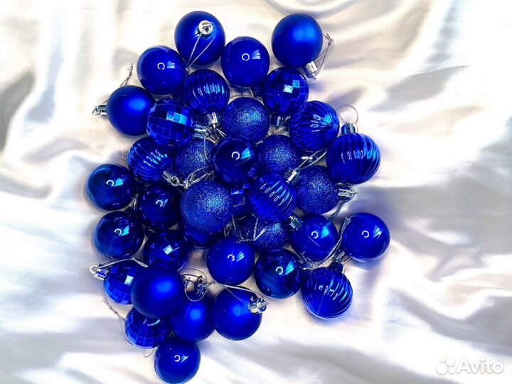 Елочные шары набор 36 штук 3.5 см