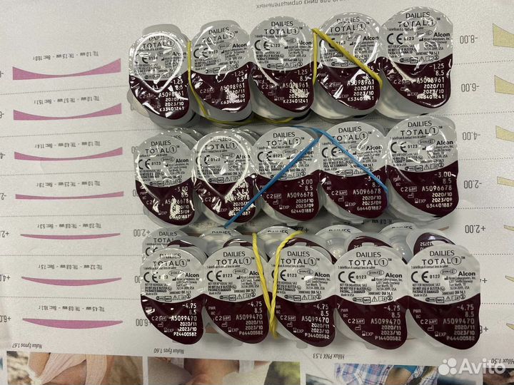 Линзы контактные однодневные Dailies total one