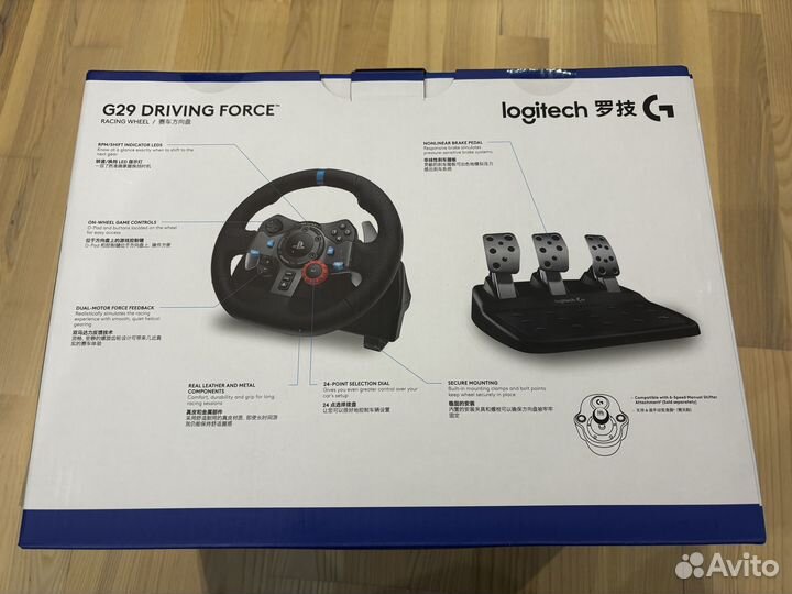 Новый Руль logitech g29 PS4,PS5,PC