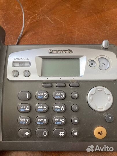 Телефон panasonic стационарный + трубка радио
