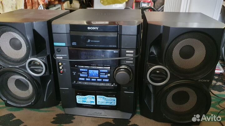 Музыкальный центр sony MHC-RG40