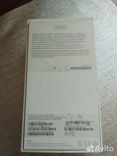 iPhone 7, 256 ГБ