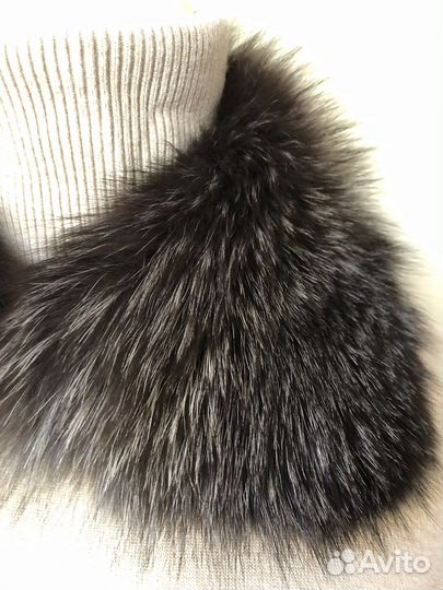 Воротник из натурального меха