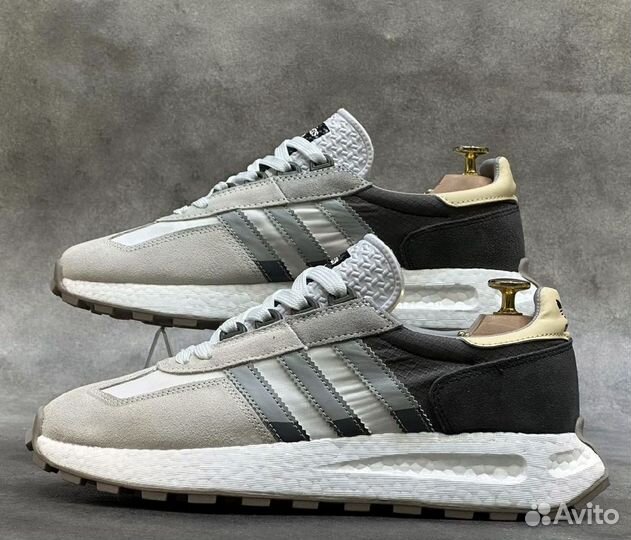 Кроссовки Adidas Retropy E5 черно-серые разм 45