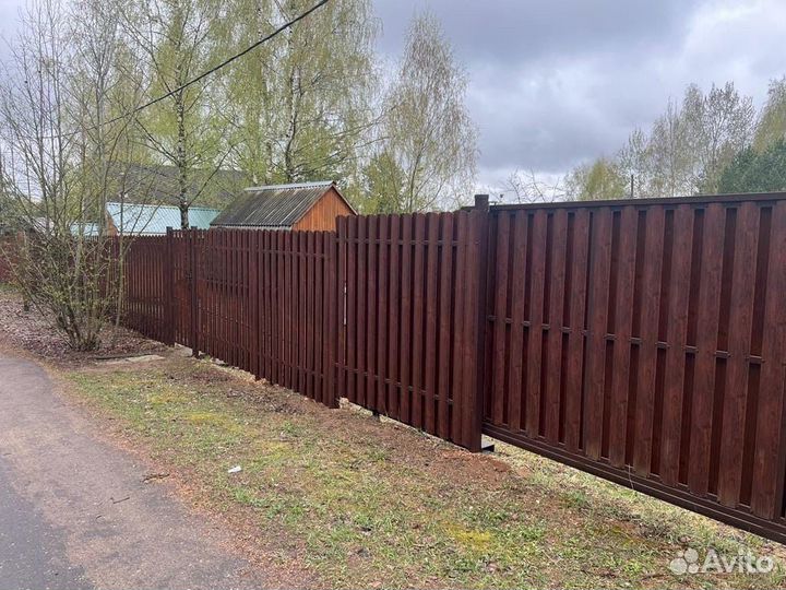 Забор под ключ