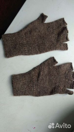 Перчатки без пальцев мужские