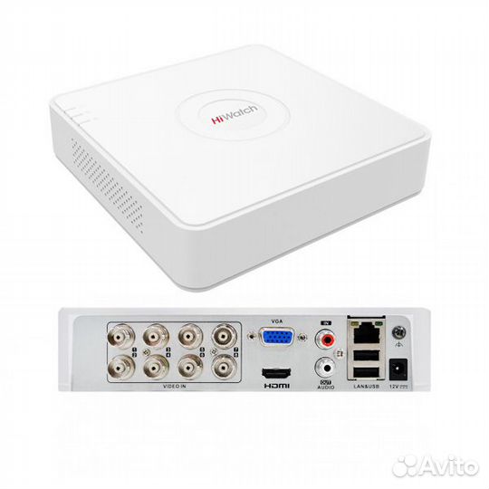 Видеорегистраторы - HiWatch, DVR-108P-G/N(B)