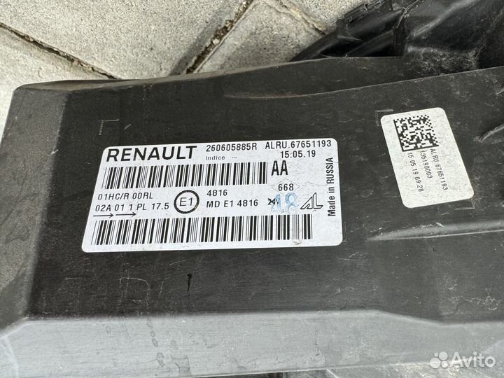 Рено Аркана фара