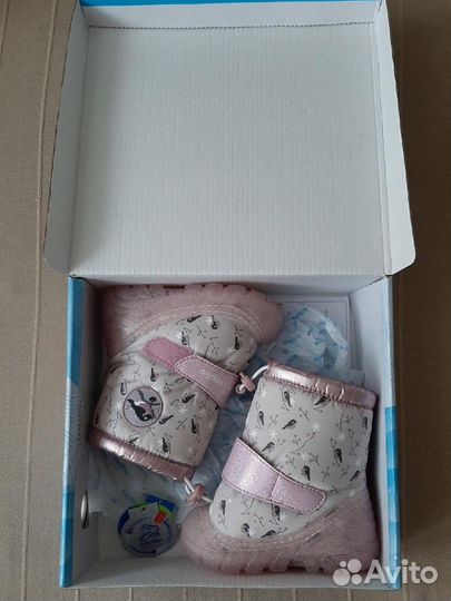Зимние сапожки 21 для девочки