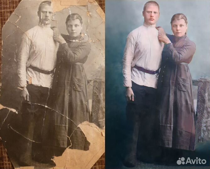 Реставрация фотографий, ретушь
