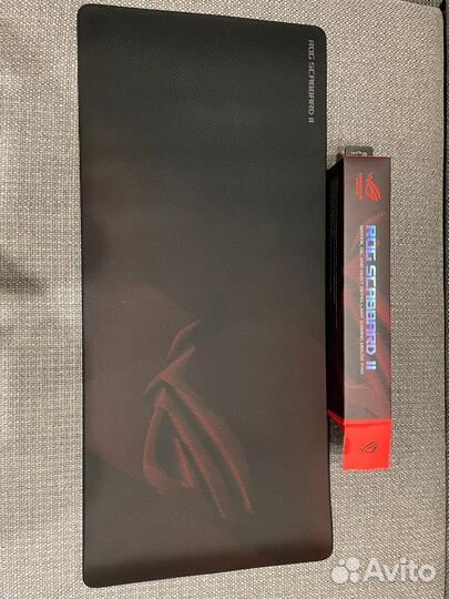 Большой геймерский коврик asus ROG Scabbard II