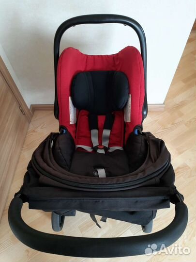 Коляска Britax с адаптерами и автокресло Romer 0+