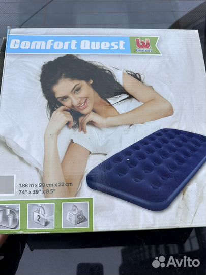 Матрас надувной Bestway 99*188*22 см