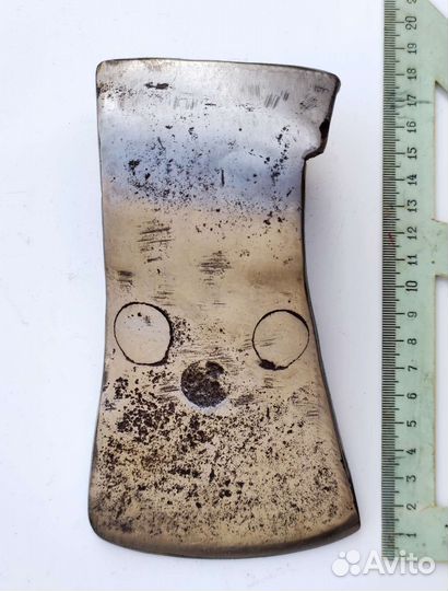 Старинный топор валочный-колун