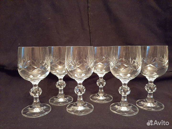 Рюмки богемский хрусталь