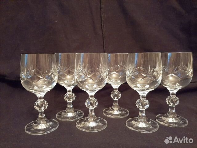 Рюмки богемский хрусталь
