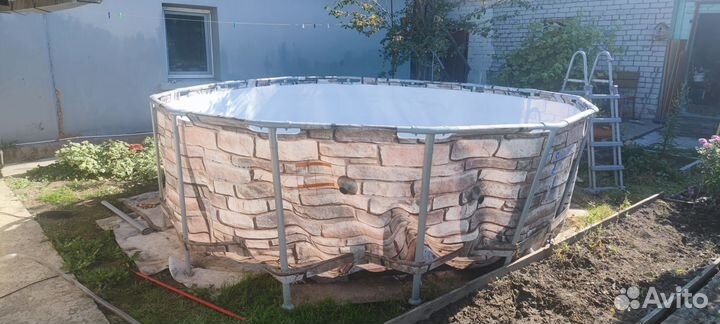 Каркасный бассейн Ротанг Bestway 427х122 см