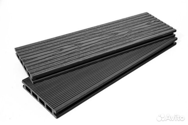 Терассная доска ecodecking Tehno plus Графит