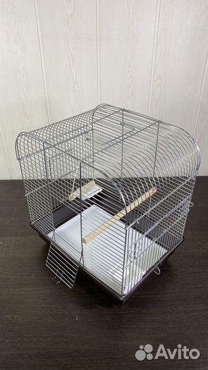 Клетка для птиц попугаев с поддоном Металлическая