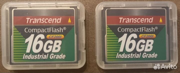 Промышленные карты памяти Compact Flash Transcend