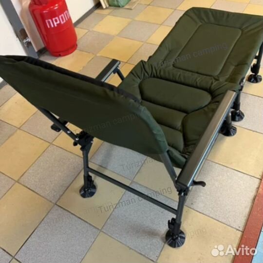 Кресло карповое с подставкой coolwalk