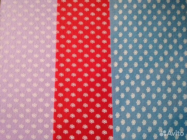 Фетр с рисунком