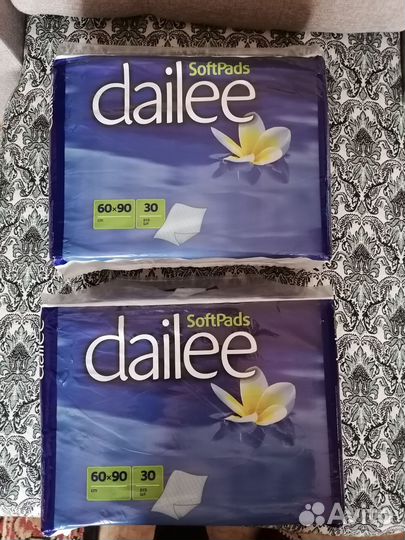 Пеленки одноразовые 60х90