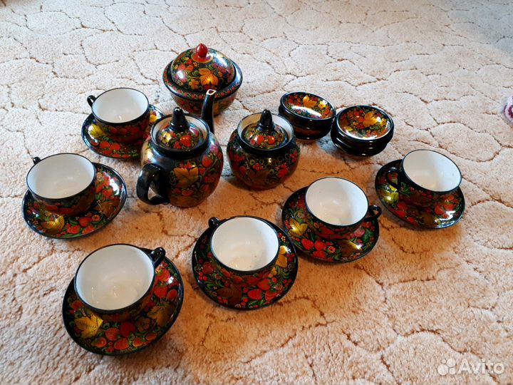 Чайный сервиз, часы