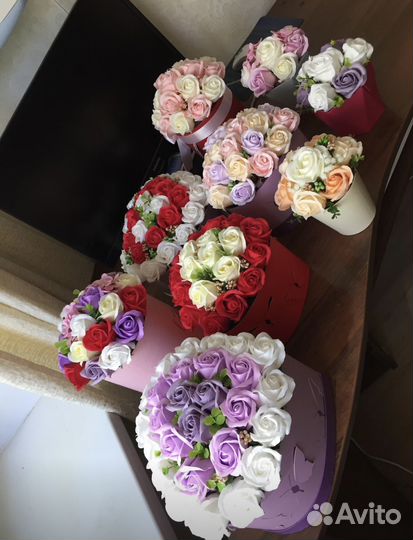 Букет цветов из мыла Цветы из мыла
